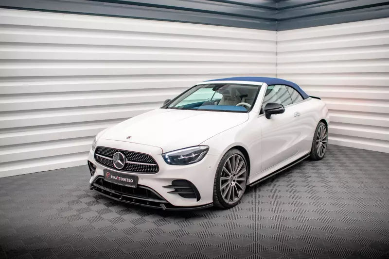 Maxton Design Frontlippe V.2 für Mercedes-Benz E-Klasse W213 Coupe (C238) / Cabriolet (A238) AMG-Line / 53 AMG Hochglanz schwarz – Ansicht 4