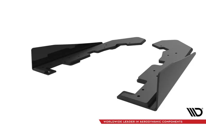 Maxton Design Street Pro Diffusor Flaps für Subaru WRX STI Mk1- Schwarz matt mit Hochglanz Flaps – Ansicht 4