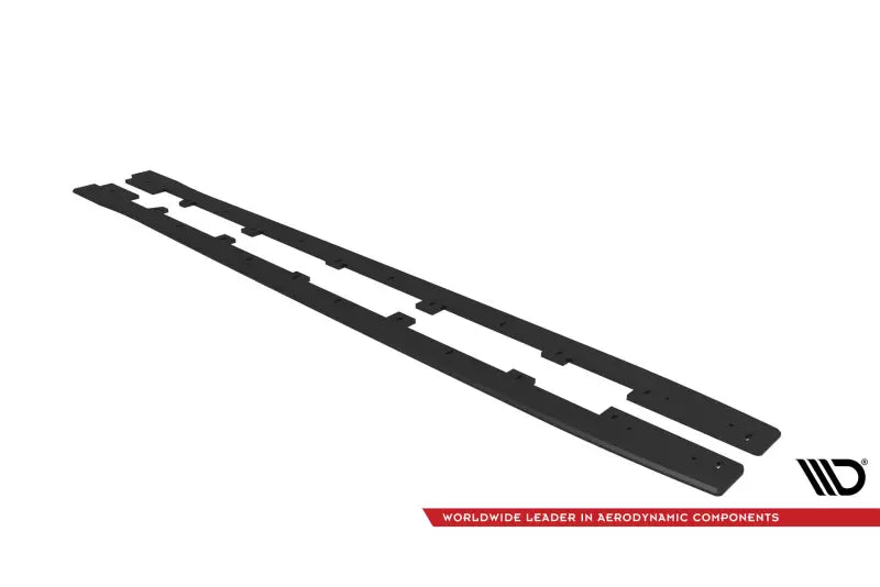 Maxton Design Street Pro Seitenschweller (Paar) für Subaru WRX STI Mk1 Schwarz matt – Ansicht 4