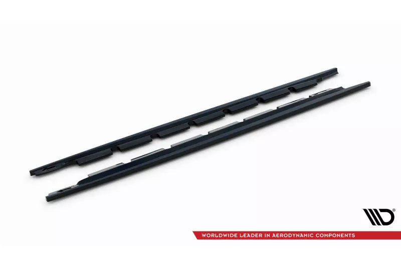 Maxton Design Seitenschweller (Paar) für Toyota Yaris Mk3 Facelift Hochglanz schwarz – Ansicht 4