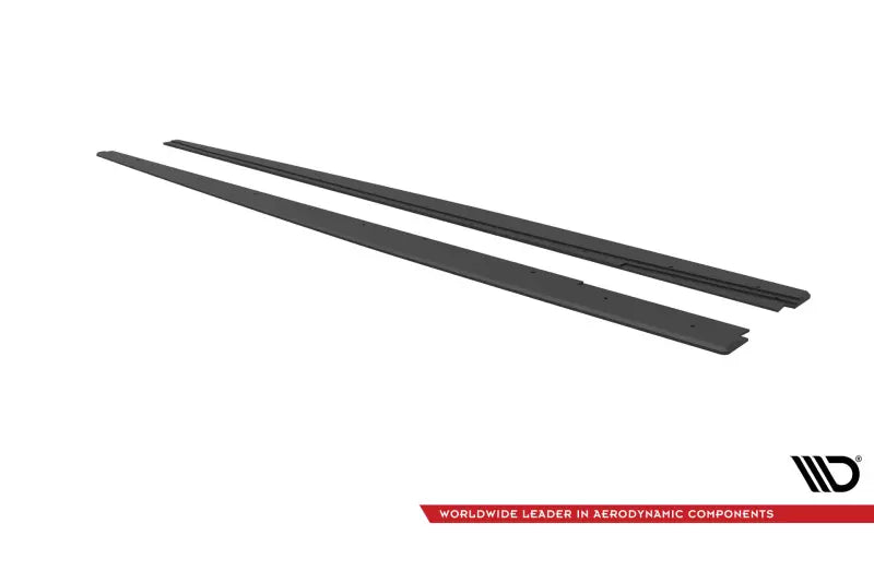Maxton Design Street Pro Seitenschweller (Paar) für Audi S3 / A3 S-Line Limousine 8V Schwarz matt – Ansicht 3