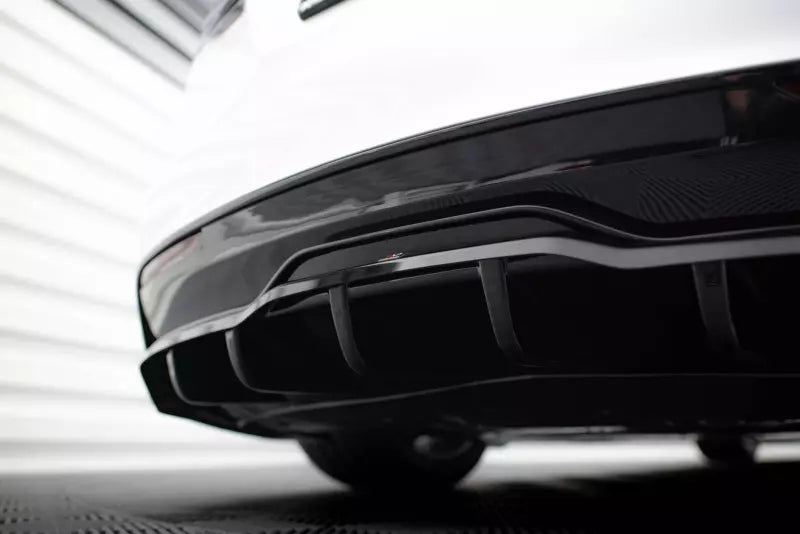 Maxton Design Heckdiffusor DTM Look V.2 für Tesla Model S Plaid Mk1 Facelift Hochglanz schwarz – Ansicht 4
