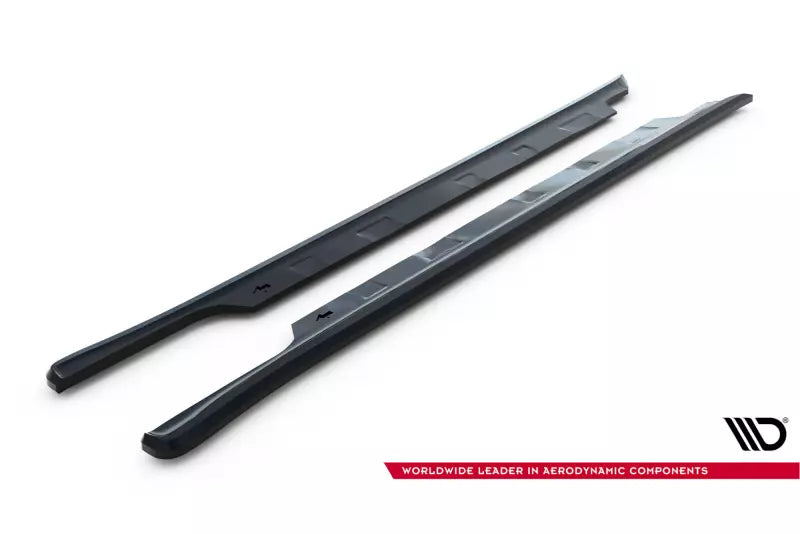Maxton Design Seitenschweller (Paar) für Tesla Model S Plaid Mk1 Facelift Hochglanz schwarz – Ansicht 4