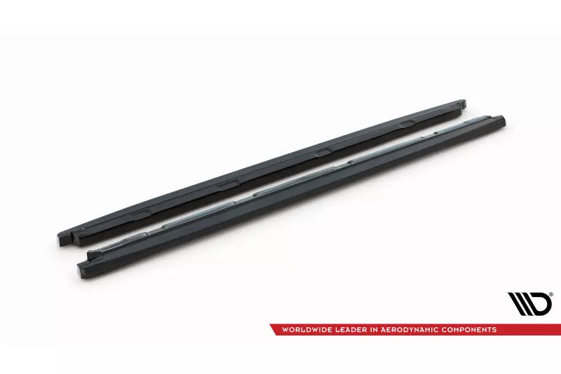 Maxton Design Seitenschweller (Paar) für Skoda Kodiaq Sportline Mk1 Facelift Hochglanz schwarz – Ansicht 4