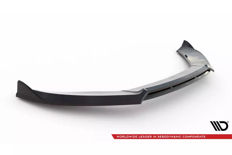 Maxton Design Frontlippe V.3 für Audi S4 / A4 S-Line B8 Hochglanz schwarz – Ansicht 4