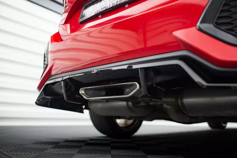 Maxton Design Mittlerer Heckdiffusor für Honda Civic SI Mk10 Hochglanz schwarz – Ansicht 4