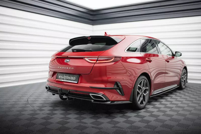 Maxton Design Mittlerer Heckdiffusor für Kia ProCeed GT-Line Mk1 Hochglanz schwarz – Ansicht 4
