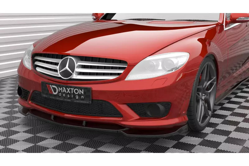 Maxton Design Frontlippe V.2 für Mercedes-Benz CL 63 AMG C216 Hochglanz schwarz – Ansicht 4