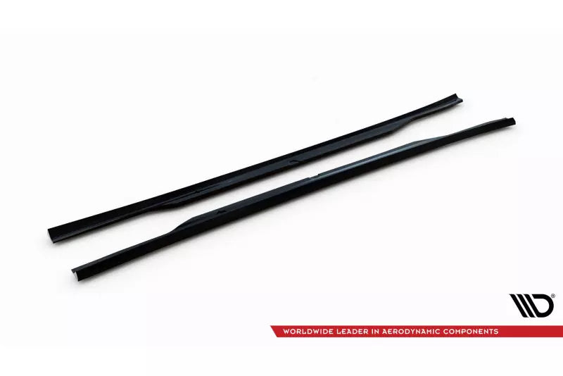 Maxton Design Seitenschweller (Paar) für Mercedes-Benz E W212 Facelift Hochglanz schwarz – Ansicht 4