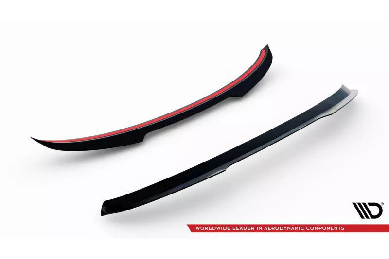 Maxton Design Heckspoiler Lippe V.2 für Seat Leon Cupra Sportstourer Mk3 Facelift Hochglanz schwarz – Ansicht 4