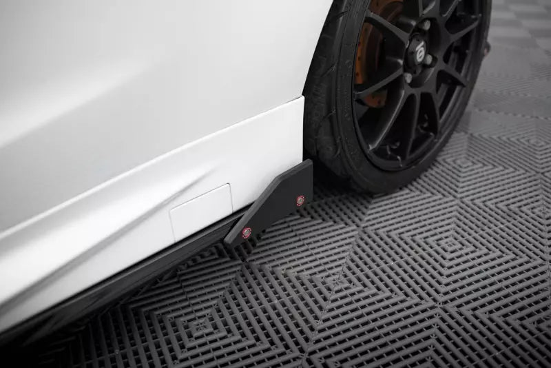 Maxton Design Seitenschweller (Paar) für Ford Fiesta ST / ST-Line Mk7 Hochglanz schwarz – Ansicht 4
