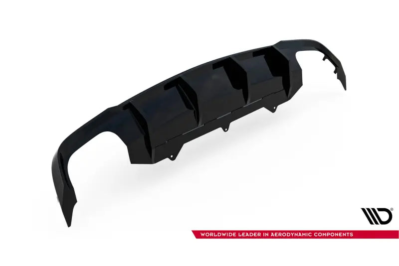 Maxton Design Heckdiffusor V.2 für Audi A6 / S6 / A6 S-Line Limousine / Avant C7 Facelift Hochglanz schwarz – Ansicht 4