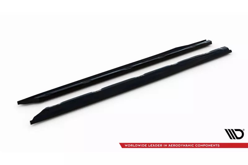 Maxton Design Seitenschweller (Paar) für Opel Astra Sports Tourer L (MK5) Hochglanz schwarz – Ansicht 4