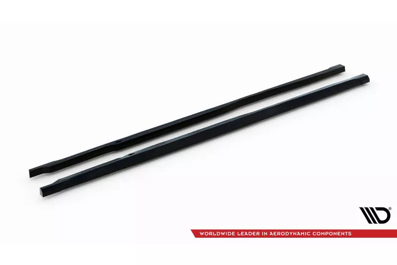 Maxton Design Seitenschweller (Paar) für Toyota Sienna Mk4 Hochglanz schwarz – Ansicht 4
