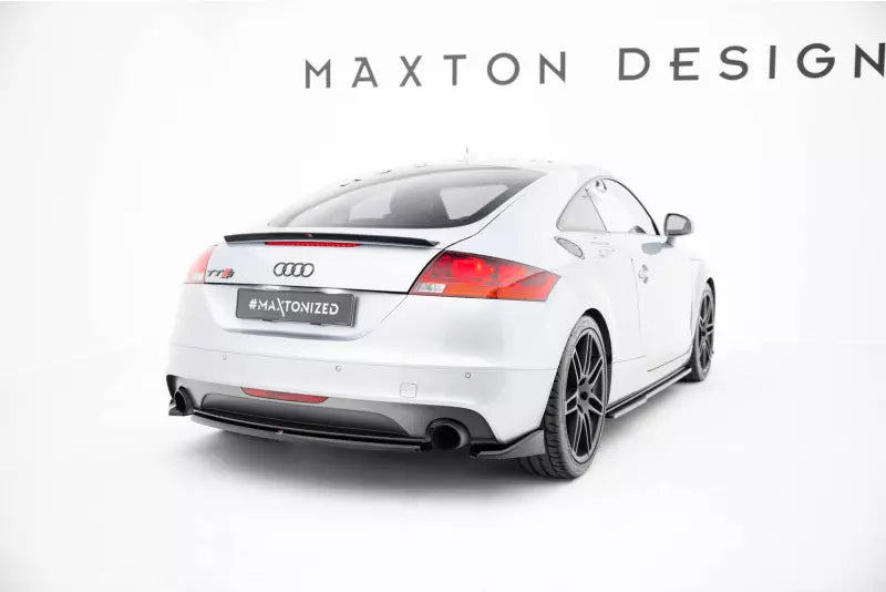 Maxton Design Heckspoiler Lippe für Audi TT 8J Hochglanz schwarz – Ansicht 4