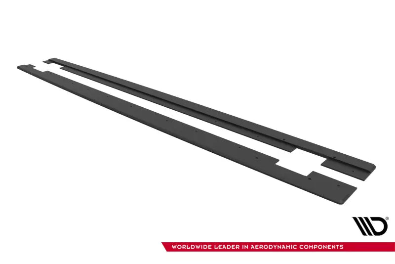 Maxton Design Street Pro Seitenschweller (Paar) für Audi TT S / TT S-Line 8J Facelift schwarz – Ansicht 4