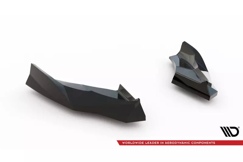 Maxton Design Diffusor Flaps V.2 für Audi S3 Sportback Facelift Hochglanz schwarz – Ansicht 4