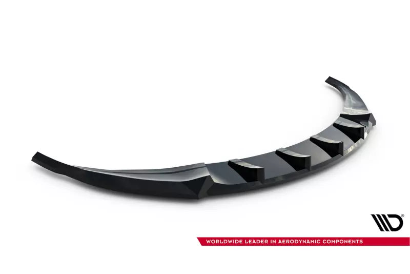 Maxton Design Frontlippe V.2 für Tesla Model 3 Performance Mk1 Facelift Hochglanz schwarz – Ansicht 4