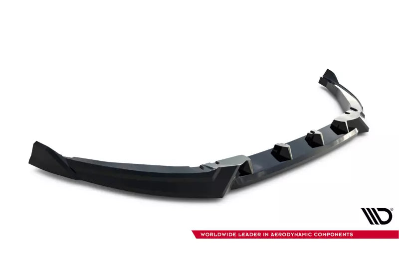 Maxton Design Frontlippe für Fiat Abarth 500e Hochglanz schwarz – Ansicht 4