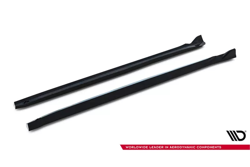 Maxton Design Seitenschweller (Paar) für Abarth 500e Hochglanz schwarz – Ansicht 4