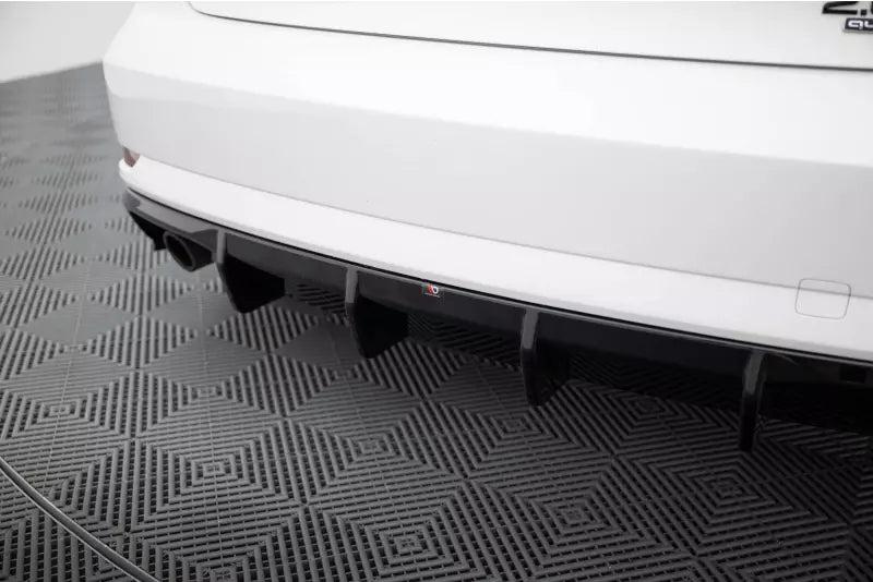 Maxton Design Heckdiffusor V.2 für Audi A3 Limousine 8V Facelift Hochglanz schwarz – Ansicht 4
