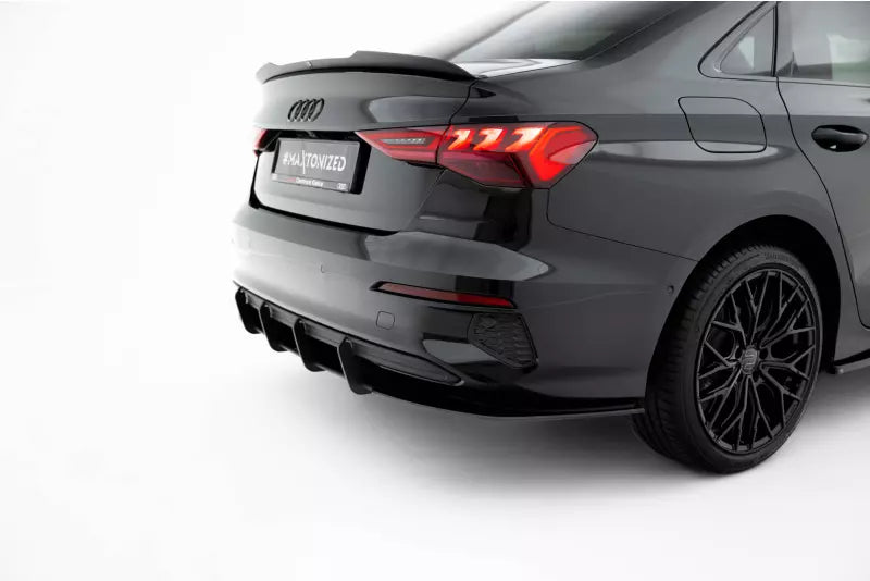 Maxton Design Street Pro Heckdiffusor für Audi A3 Limousine 8Y Schwarz – Ansicht 4