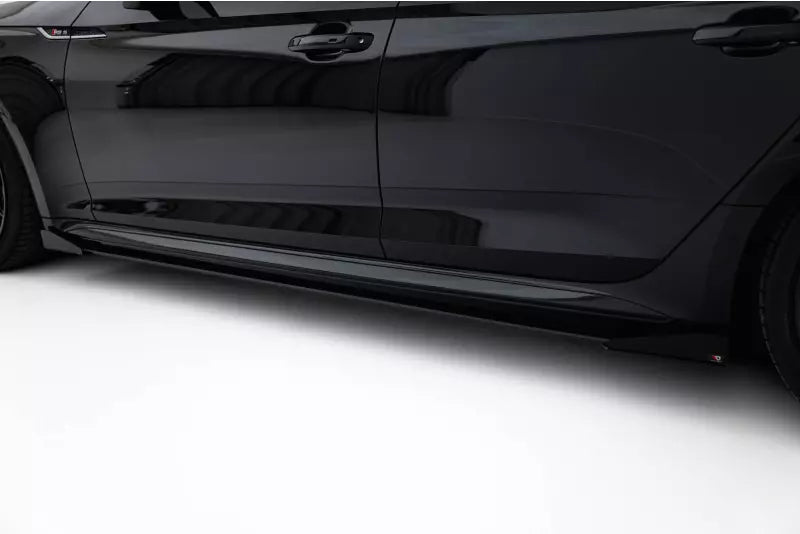 Maxton Design Seitenschweller Flaps Audi RS5 Sportback F5 Hochglanz schwarz – Ansicht 4