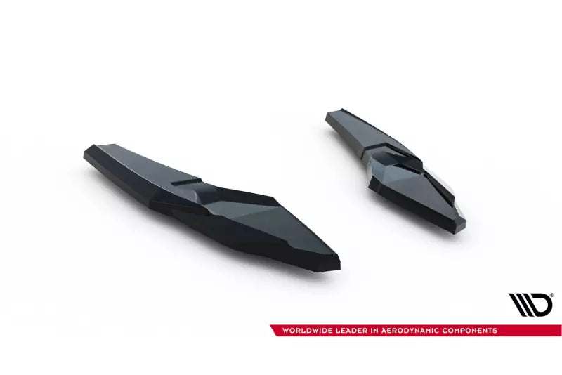 Maxton Design Diffusor Flaps V.3 für Audi S3 Limousine 8Y Facelift Hochglanz schwarz – Ansicht 4