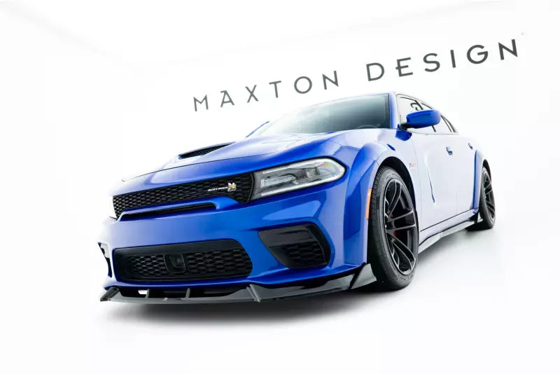 Maxton Design Frontlippe für Dodge Charger RT Scat Pack Widebody Mk3 Facelift Hochglanz schwarz – Ansicht 4