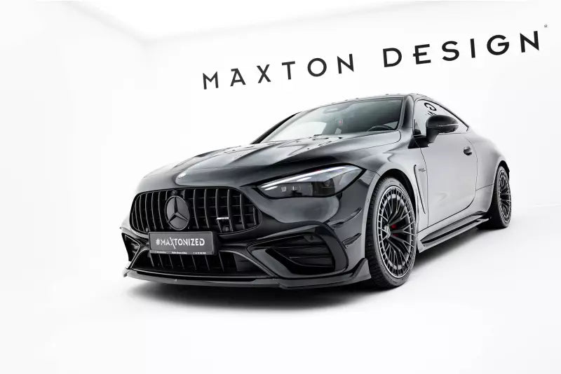 Maxton Design Frontlippe V.1 für Mercedes CLE 53 C236 Hochglanz schwarz – Ansicht 4