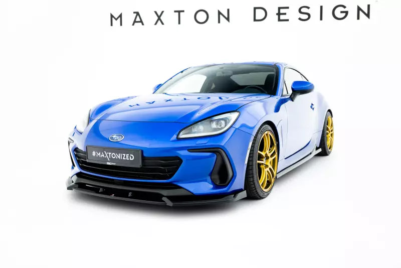 Maxton Design Frontlippe V.1 für Subaru BRZ Mk2 Hochglanz schwarz – Ansicht 4