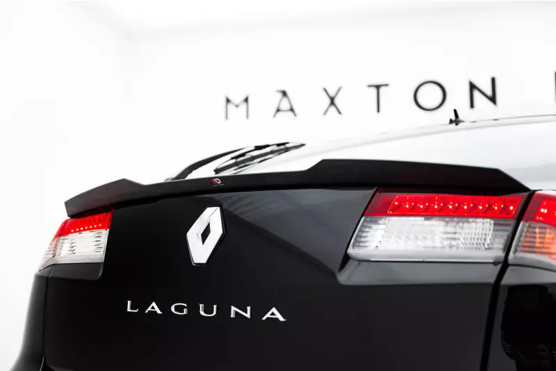 Maxton Design Heckspoiler Lippe für Renault Laguna Hatchback GT Mk3 Hochglanz schwarz – Ansicht 4