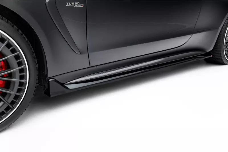 Maxton Design Seitenschweller (Paar) für Mercedes CLE 53 C236 Hochglanz schwarz – Ansicht 4