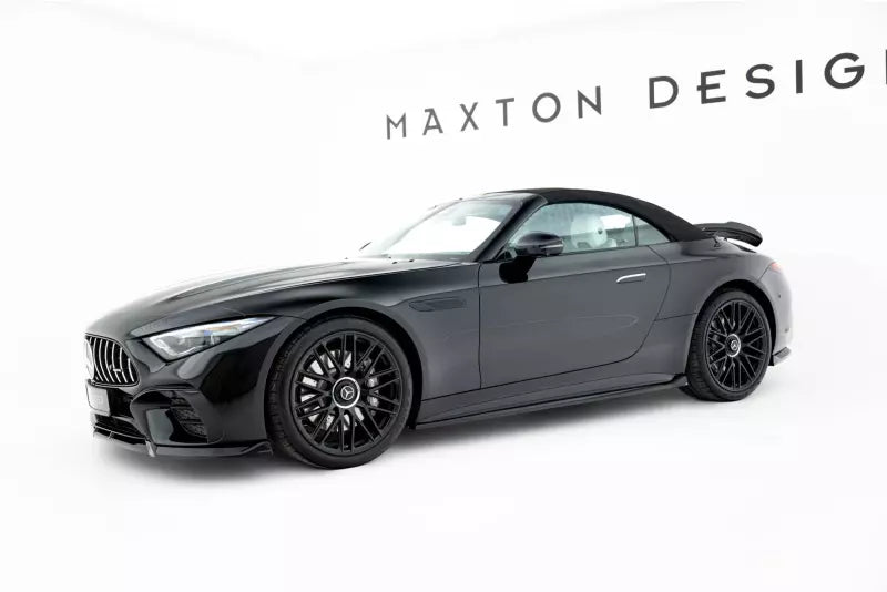 Maxton Design Seitenschweller (Paar) für Mercedes SL 63 R232 Hochglanz schwarz – Ansicht 4