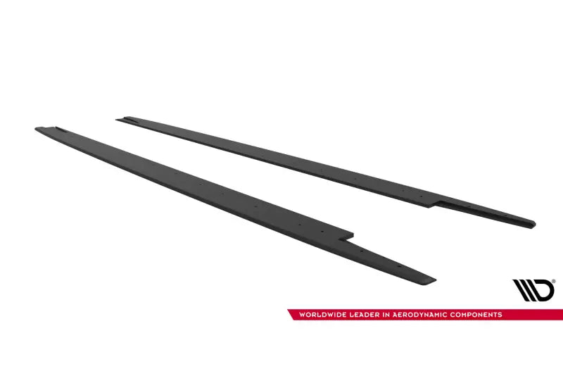 Maxton Design Street Pro Seitenschweller (Paar) für Mercedes CLE 53 C236 Schwarz matt – Ansicht 4