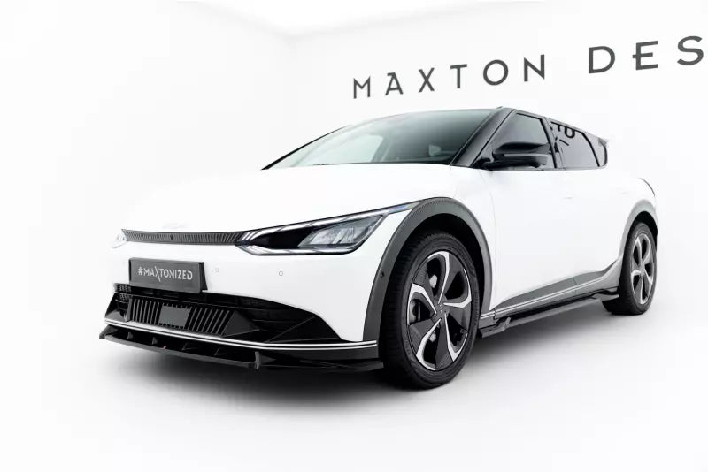 Maxton Design Frontlippe für Kia EV6 Mk1 Hochglanz schwarz – Ansicht 4