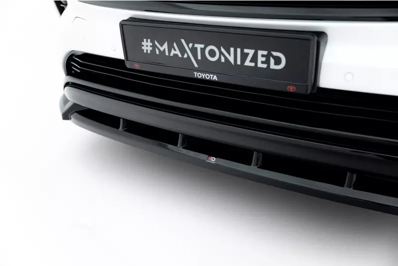 Maxton Design Frontlippe V.2 für Toyota Highlander Mk4 Hochglanz schwarz – Ansicht 4