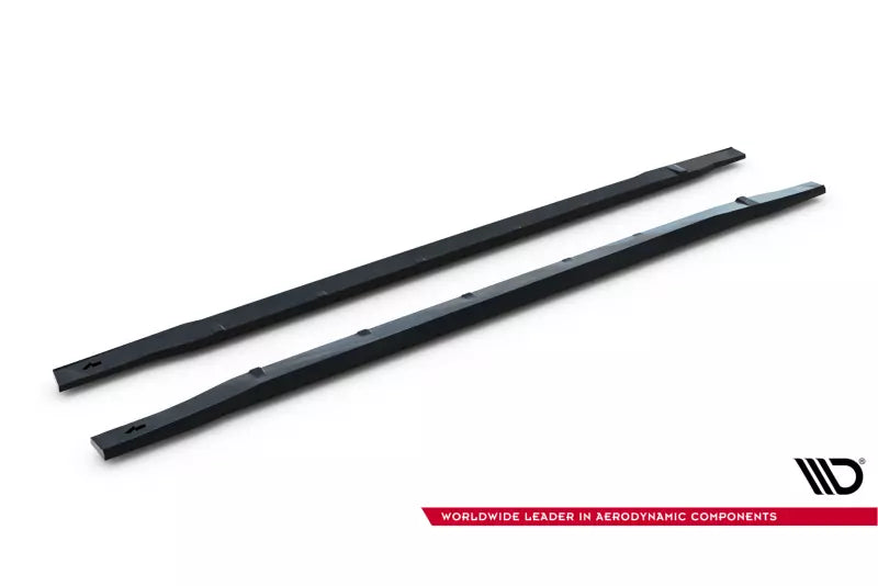 Maxton Design Seitenschweller (Paar) für Renault Megane E-Tech Electric Mk1 Hochglanz schwarz – Ansicht 4