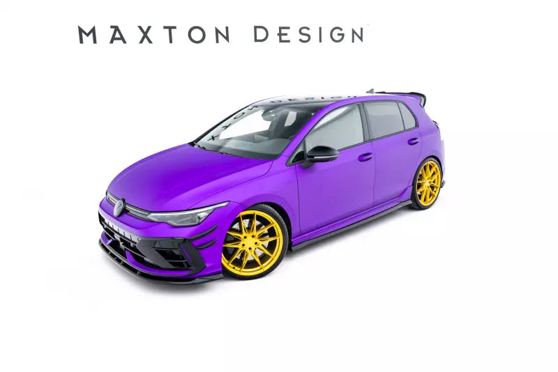 Maxton Design Seitenschweller (Paar) V.5 für VW Golf 8 R / Golf 8 R Facelift Hochglanz schwarz – Ansicht 4