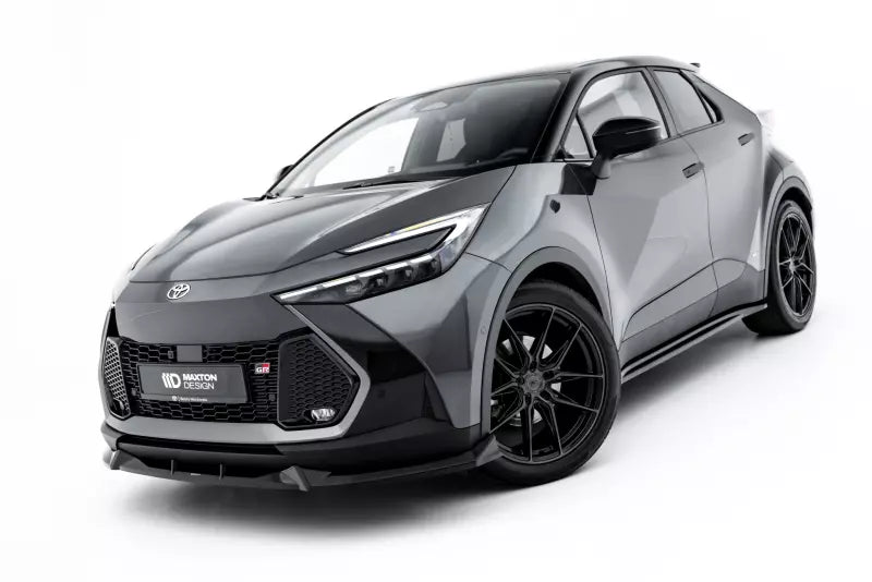 Maxton Design Frontlippe V.1 für Toyota C-HR Mk2 Hochglanz schwarz – Ansicht 4