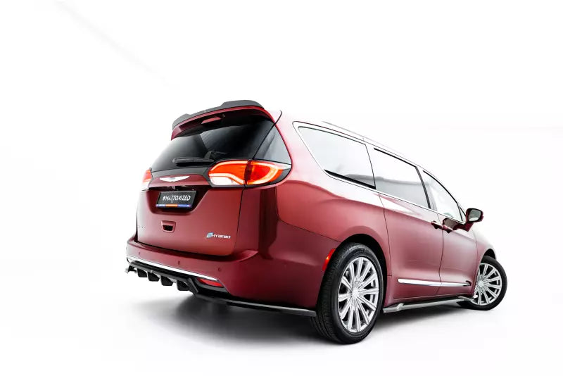 Maxton Design Seitenschweller (Paar) V.2 für Chrysler Pacifica Mk2 Hochglanz schwarz – Ansicht 4