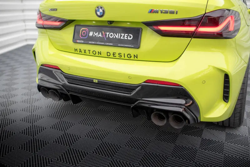 Maxton Design Heckdiffusor V.2 mit Milltek Sport Auspuff für BMW 1er F40 M135i Titan 4 x 100mm – Ansicht 4