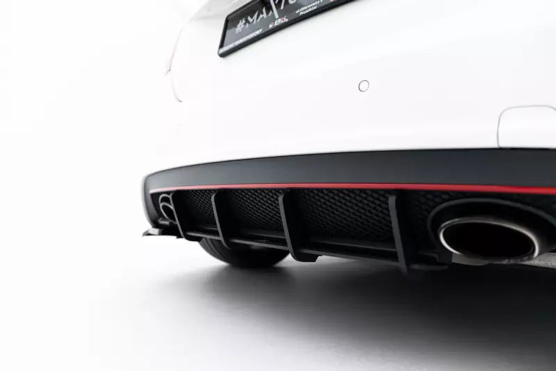 Maxton Design Street Pro Heckdiffusor für Mercedes A-Klasse W176 AMG-Line Schwarz – Ansicht 4