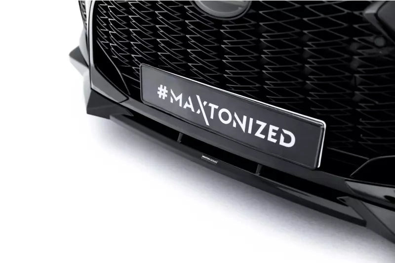 Maxton Design Frontlippe V.2 für Lexus IS 500 Mk3 Facelift 2 (XE30) Hochglanz schwarz – Ansicht 4