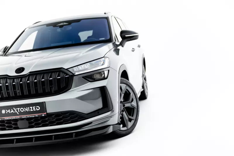 Maxton Design Frontlippe V.2 für Skoda Kodiaq Sportline Mk2 Hochglanz schwarz – Ansicht 4