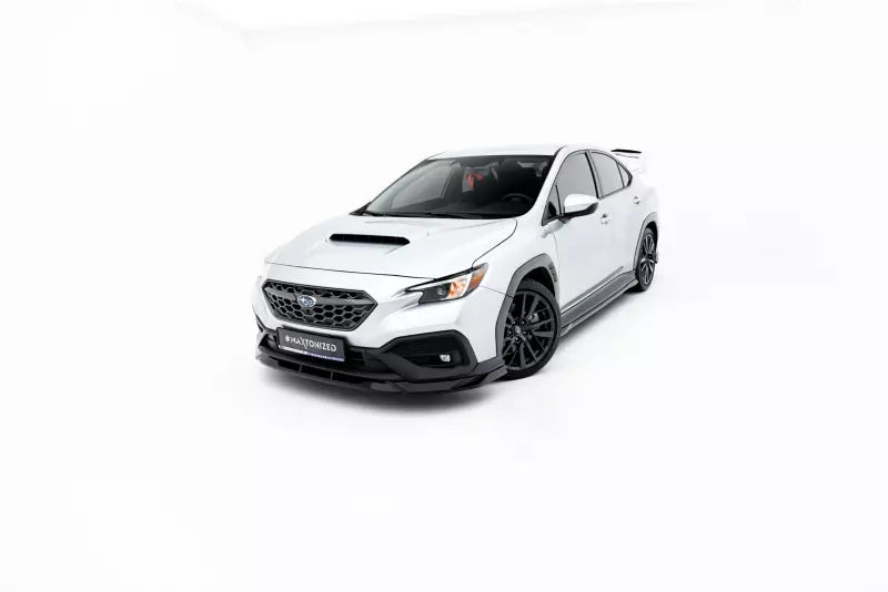 Maxton Design Frontlippe V.2 für Subaru WRX STI Mk2 Hochglanz schwarz – Ansicht 4