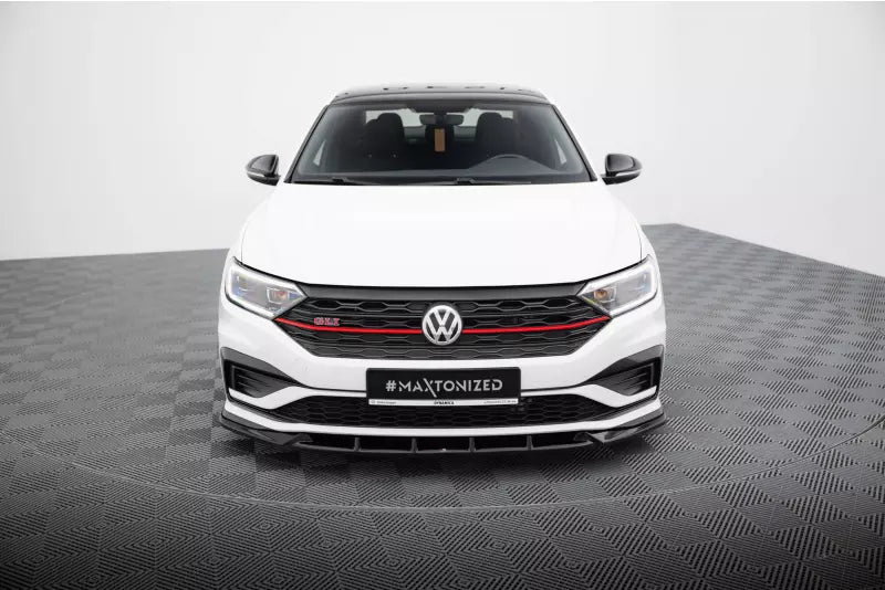 Maxton Design Frontlippe V.1 für VW Jetta GLI Mk7 Hochglanz schwarz – Ansicht 4