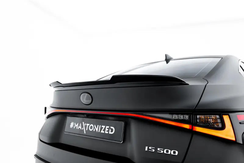 Maxton Design Heckspoiler Lippe für Lexus IS 500 Mk3 Facelift 2 (XE30) Hochglanz schwarz – Ansicht 4
