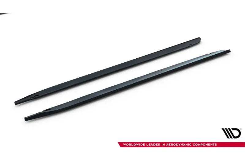 Maxton Design Seitenschweller (Paar) V.1 für BMW M135i M Performance F70 Hochglanz schwarz – Ansicht 4
