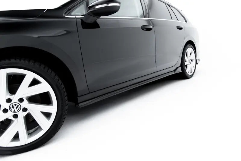 Maxton Design Seitenschweller (Paar) für VW Golf Variant Mk8 Facelift Hochglanz schwarz – Ansicht 4